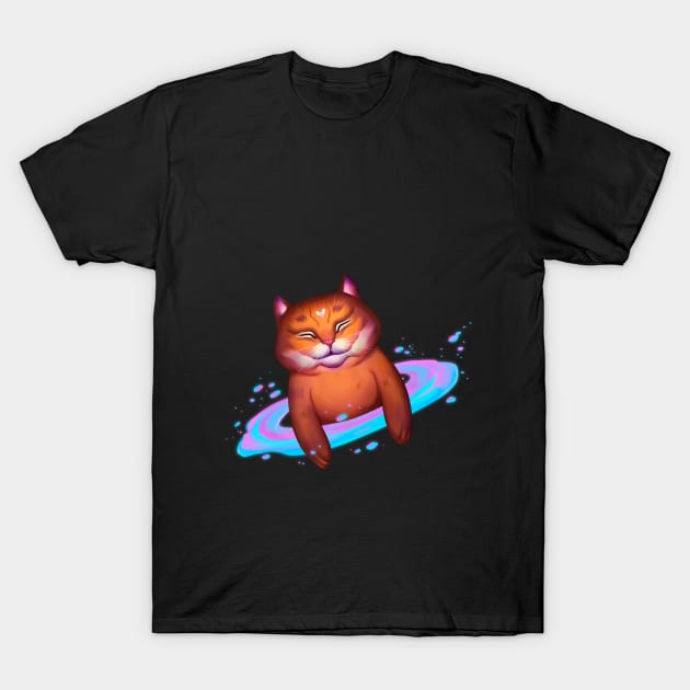 Portal Cat T-Shirt by IronyLorrain